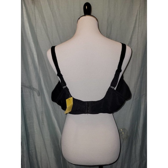 NWT Black lace minimizer bra 48E - Picture 2 of 3